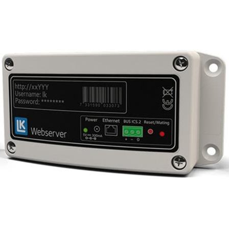LK Systems ICS.2 Webserver övervakningsenhet, Värme