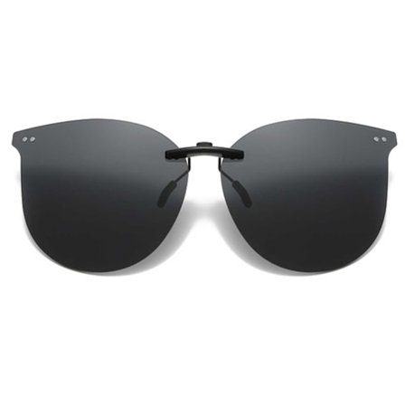 Clip On Cateye Solglasögon Svart