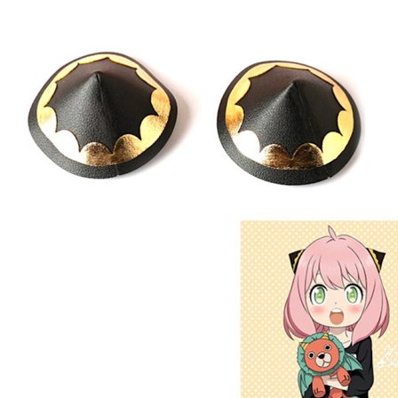Anime Spy X Family Anya Forger Hårnåle Cosplay Headwear Wig Ac