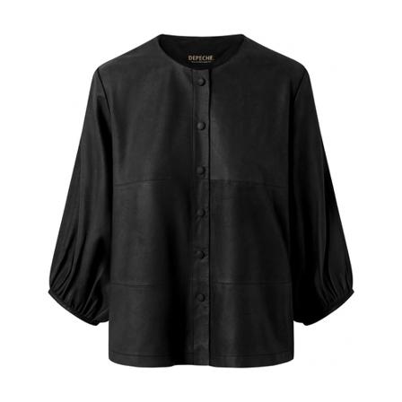 Depeche Cardigan on the daytime Sort, Dame Skjorter, Størrelse: L