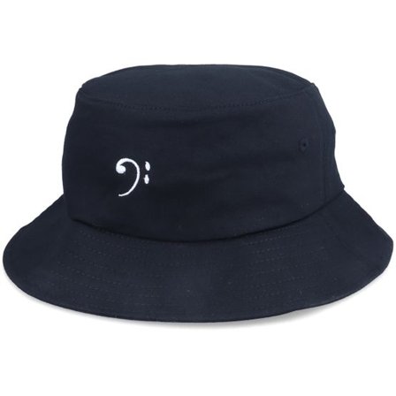 Abducted - Svart bucket Hatt - Bass Clef Black Bucket @ Hatstore