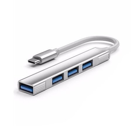 USB 3.0 Hub Type-C Splitter TYPE-C LJUSGRÅ TYPE-C LJUSGRÅ