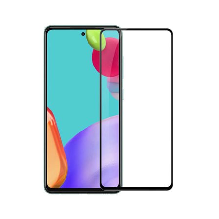 Skärmskydd Galaxy A52s - 3D Härdat Glas Svart (miljö)