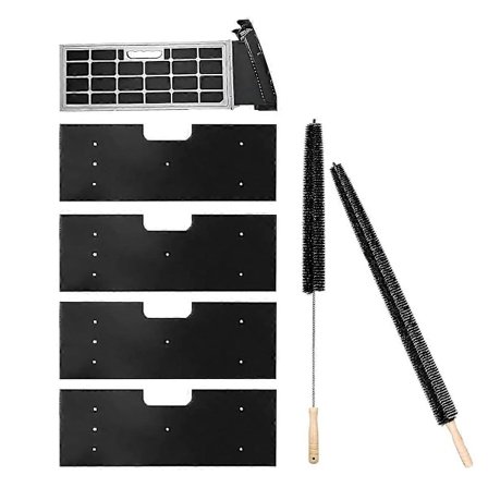 6 stk Vaskemaskin/Tørketrommel Combo, WH01X35719 Lintfiltererstatning med Tørketrommelventilbørste, Filter for Vaskemaskin/Tørketrommelfilter