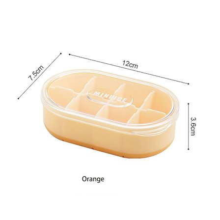 Mini Ice Grid Ice Block Form ORANGE