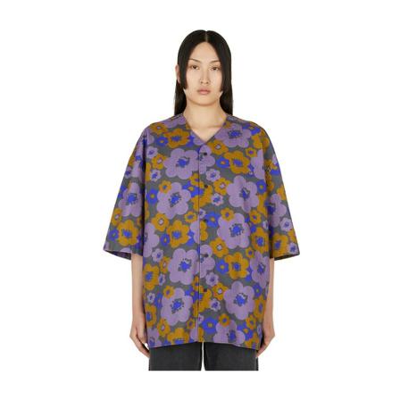 Acne Studios Floral Shirt , Paars , Dames , Maat: S