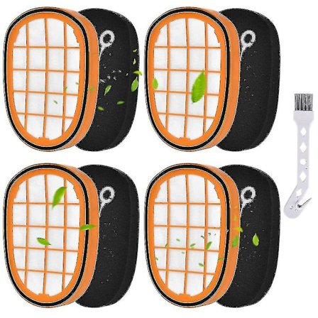 4-pak filter til Philips Speedpro Max Aqua håndholdt Fc6812 Fc6813