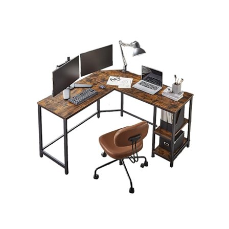 Rootz L -formad datorskrivbord - Office Desk - Gaming Desk - Space Saving - 138cm x 138 cm x 75 cm