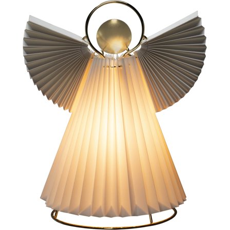 Konstsmide - Dekorasjonsfigur Pappersängel 26 cm Hvit