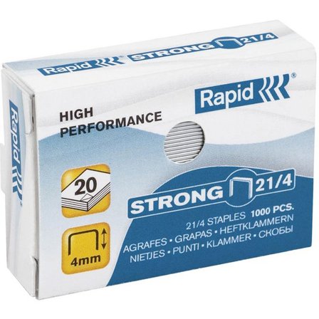 RAPID Häftklammer 21/4 1000/fp - Lyreco - Kontorsmaterial - Till skrivbordet - Häftklammer och tillbehör