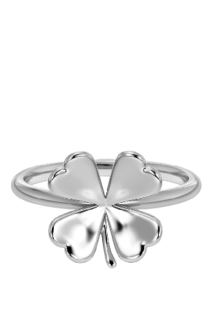 Edblad Lucky Ring Steel Smycken & klockor Dam Grå XS 16,0 mm