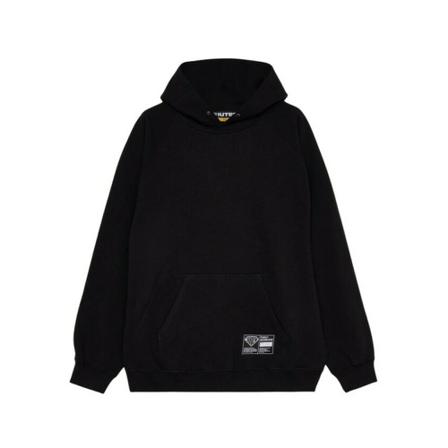 Iuter Family Business RIB Hoodie Sort, Herre