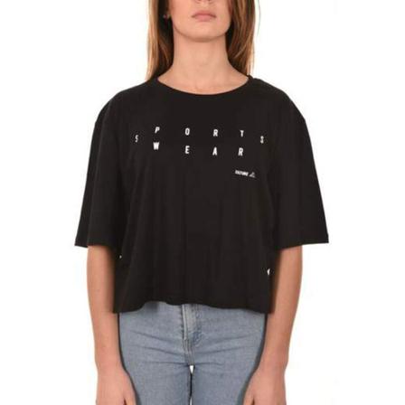 Kappa, T-Shirts Zwart, Dames, Maat:L
