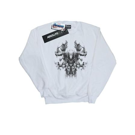 Marvel Womens/Ladies Avengers Endgame Thanos Rorschach Sweatshirt White S