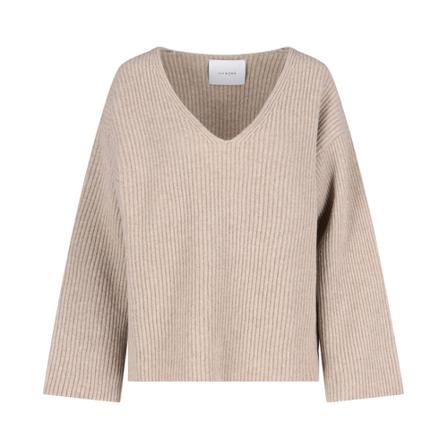 IVY Oak, V-neck Knitwear Beżowy, Kobieta, Rozmiar: M