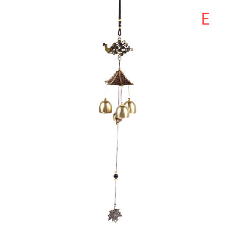 1st Antik Wind Chime Koppar Yard Trädgård Hem Vägghängande De