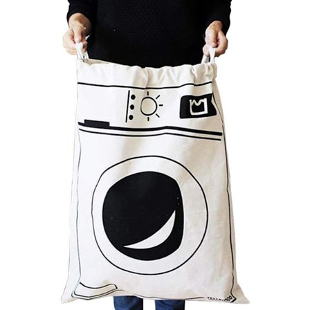 Skittentøyspose eller rent klespose, sammenleggbar, ultrakapasitet, pustende for oppbevaring av klær, hjemmeleker 65x45cm