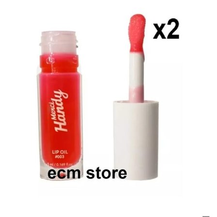 Merci Handy Set med 2 Fuktgivande Olja 003 för Läpparna Lip Oil 5 ml läppvård