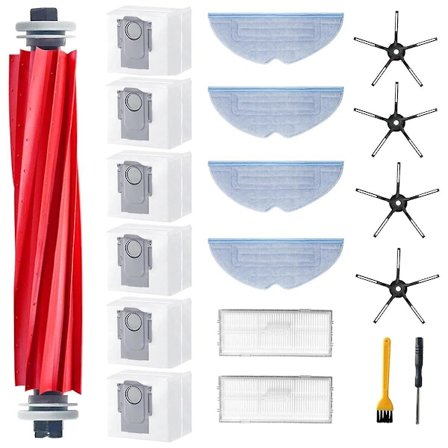 Huvudsidoborste Hepa-filter Replac för S7 MaxV Ultra/S7 Pro Ultra/S7 Max Ultra Robotdammsugare [db]