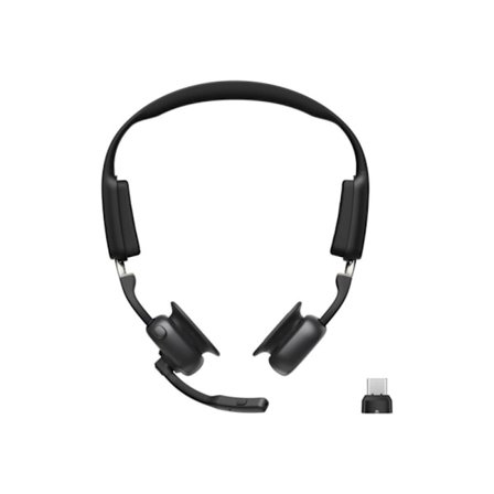 SHOKZ OpenMeet UC - headset - USB-C via Bluetooth-adapter - Zoom Certified