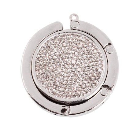 Rund hopfällbar väska Krokar Bordspåshängare VIT - high quality