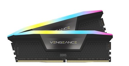 Corsair 64GB (2 x 32GB) DDR5 5200MHz Vengeance RGB LED XMP 3.0 Black Heatspreader 1.25V CL40