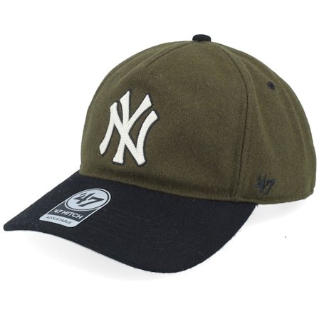 47 Brand - MLB Schwarz adjustable Cap - New York Yankees MLB Stitch Tt 47 Hitch Lc Sedalwood/Black A-frame Adjustable @ Hatstore