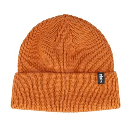 Etnies - Orange cuff Bonnet - Stencil Clamp Beanie Burnt Orange Cuff @ Hatstore