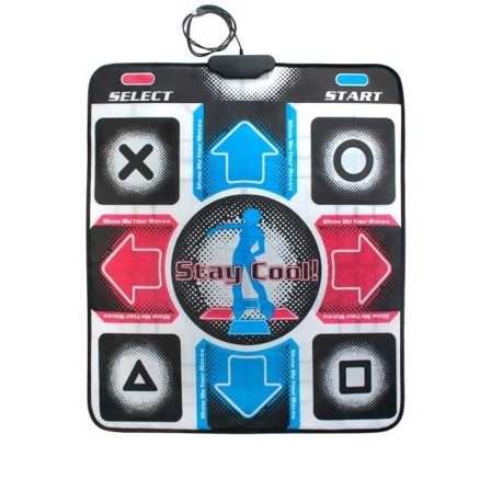 USB Halkskydd Dans Matta Dans Pad Step Fot Täcke