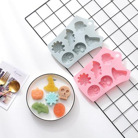 Silikon DIY Kakeformer Tegneserie Kjøkken Baking Verktøy Enkel Kakedekorasjon Rosa