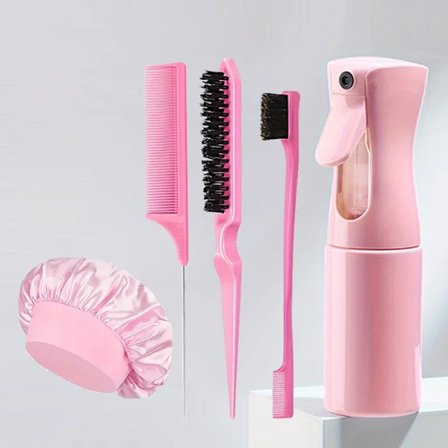 5 delar Hår Styling Set - Hårspray Flaska Sovande Råtta