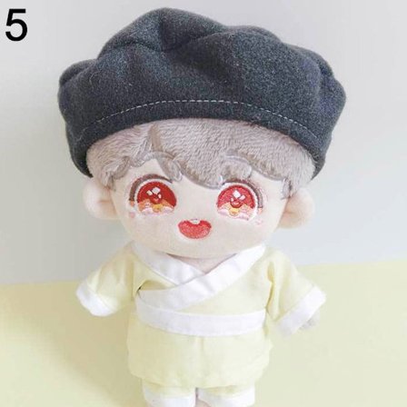 20 cm dockhatt Docka baskerhattar 5 5