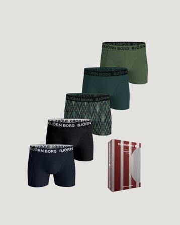 Björn Borg COTTON STRETCH BOXER 5p Multi Sous-vêtements Garçon - Kids Brand Store
