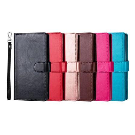 2-i-1 Plånboksfodral Med 9 Kortplatser Galaxy S22 Ultra 5g - Röd