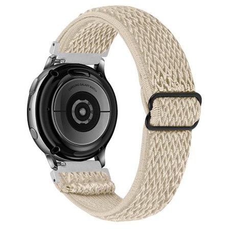 Elastiskt stickat klockarmband för Samsung Galaxy Watch - Aprikos