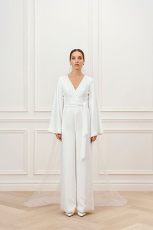 Malina Bridal - Ellie Jumpsuit - XS - Ivory