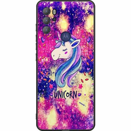 Motorola Moto G60s Svart Skal Unicorn Enhörning