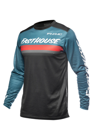 Fasthouse Carbon Force Crosströja Blågrön M