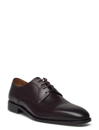 Lisbon_Derb_Bu1 Shoes Business Laced Shoes Sort BOSS