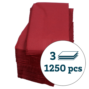 SERVIETT 3-LAG 1/8-BRETT 40X40