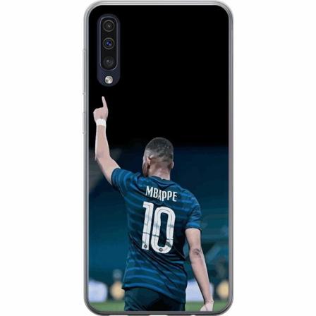 Samsung Galaxy A50 Genomskinligt Skal Frankrike - Kylian Mbapp