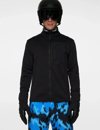 J. Lindeberg Wayne Polartec Mid Layer - Black - M