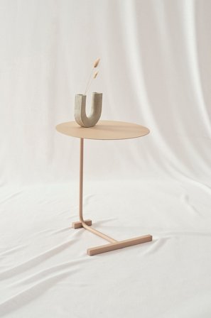 Jotex - Sidebord, Diameter 45 Cm BEIGE - BALZERS - Kjøp Sidebord & småbord hos Jotex