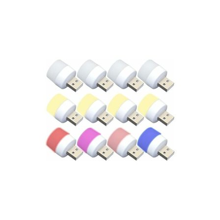 USB-nattlampor, Mini LED-lampa, Ljussensorlös, Plug-in, Varmvitt, Kompakt, Idealisk för sovrum, badrum, kök, bil DOPA