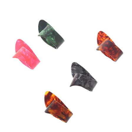 1PC Celluloid Guitar Tommelfinger Pick Plectrums Guitar Plast Ny