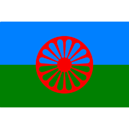 Romask flagg - Romani