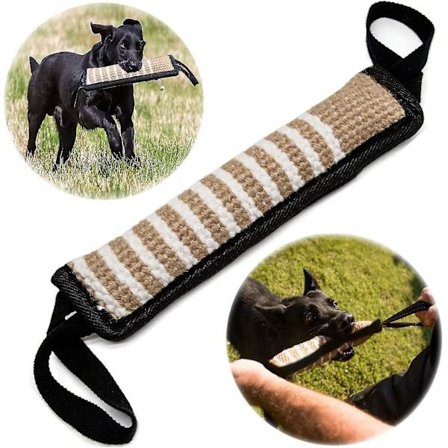 Tau-trekk Hundefile, Hundefile for Biting, Hundefile Pute, Slitesterk Trekkleke Med 2