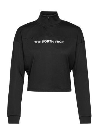 W Ma 1/4 Zip Ls - Eu Black The North Face