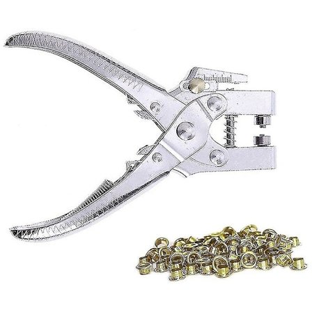 Hultang Hultangsæt Med 100 Og Hulsæt Til Læder, Bælte, Sko