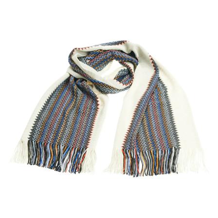 Missoni - Halsdukar - Blå - Herr - Storlek: One Size, Herr, Storlek: ONE SIZE